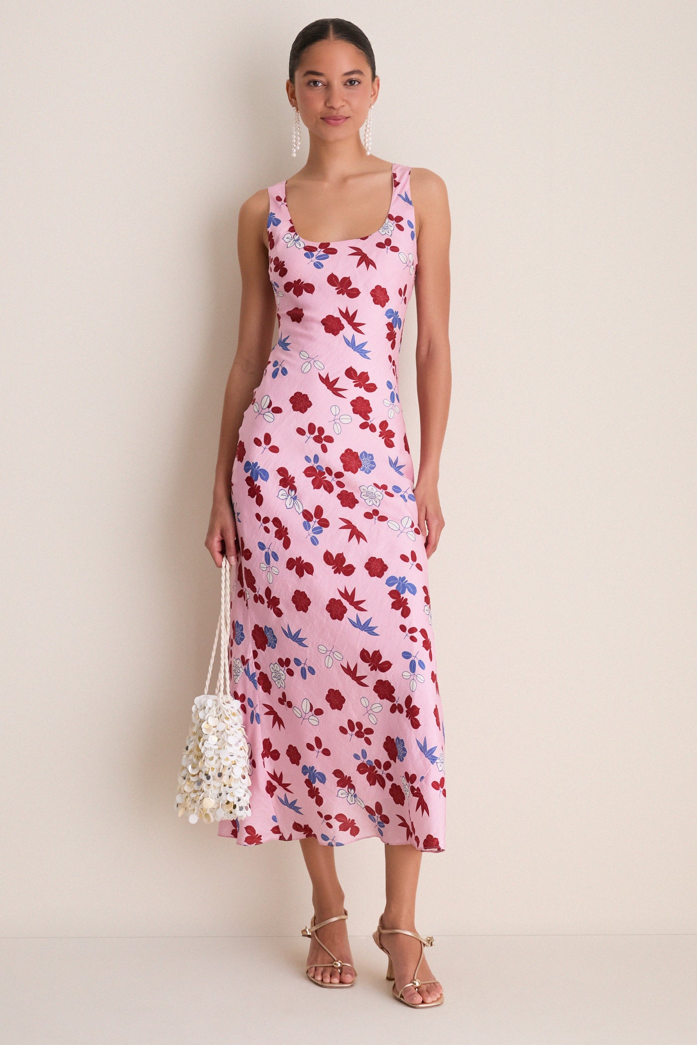 Light Pink Adele Tutu Bloom Silk Dress