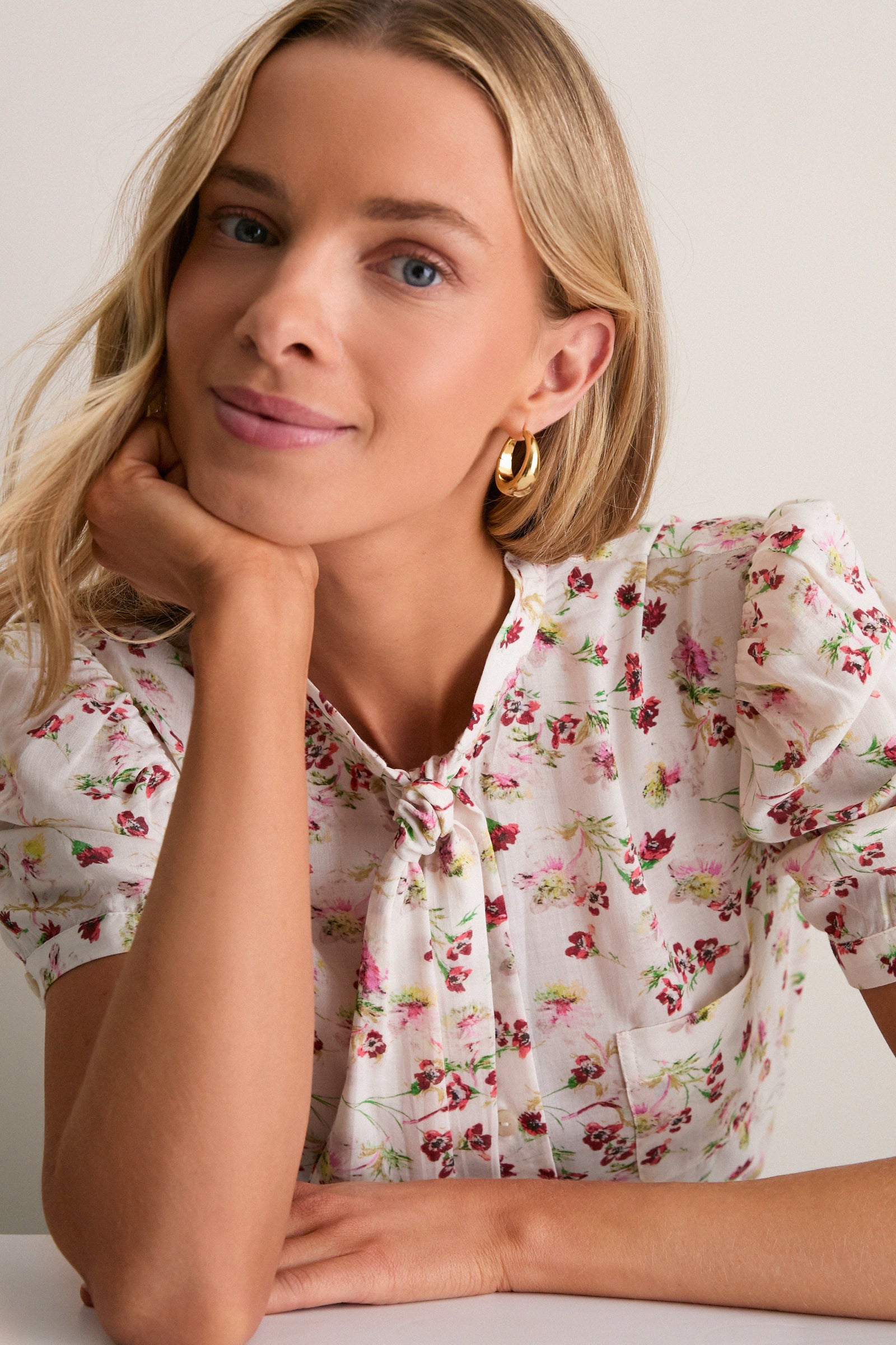 White Chance Wild Garden Shirt
