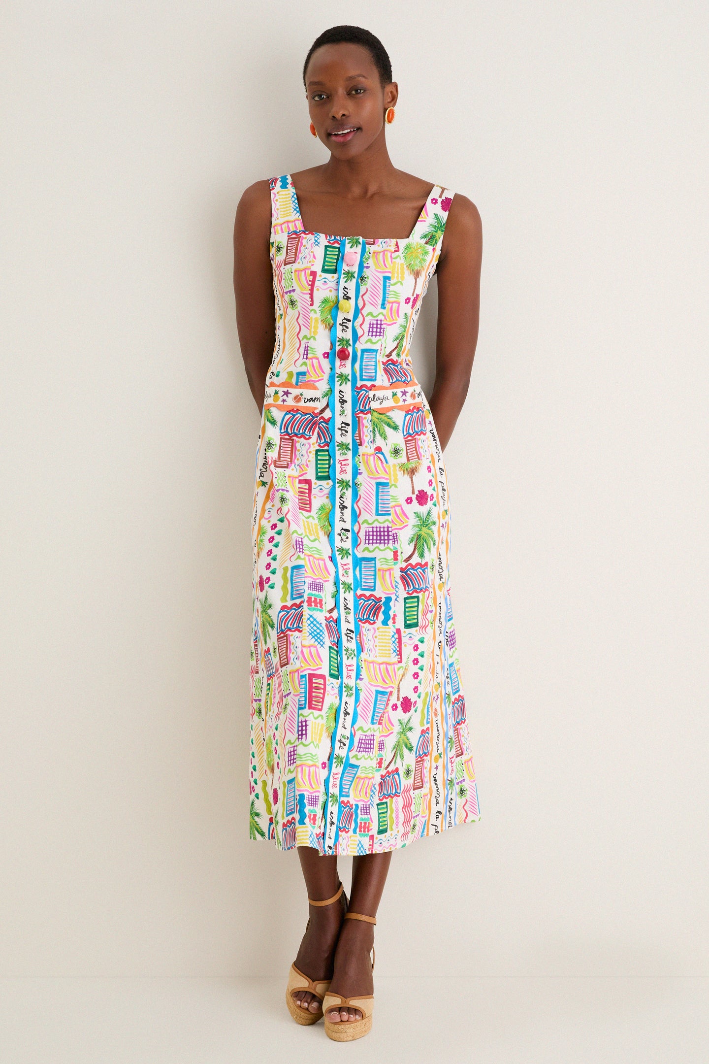 Multi Bunya Dress