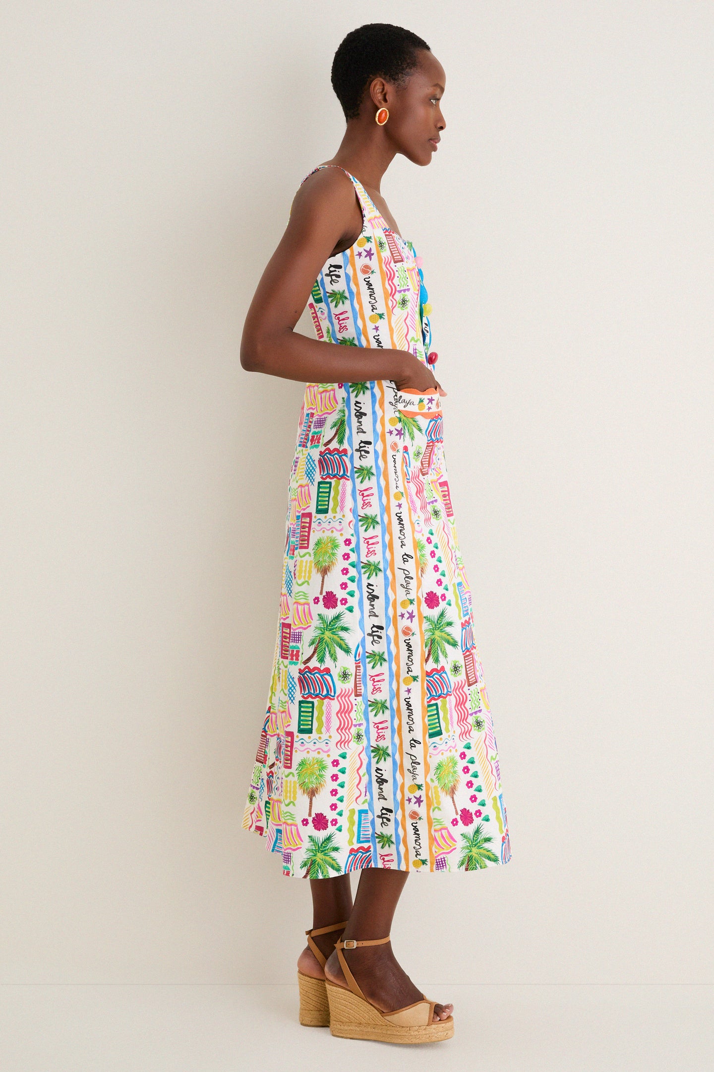 Multi Bunya Dress