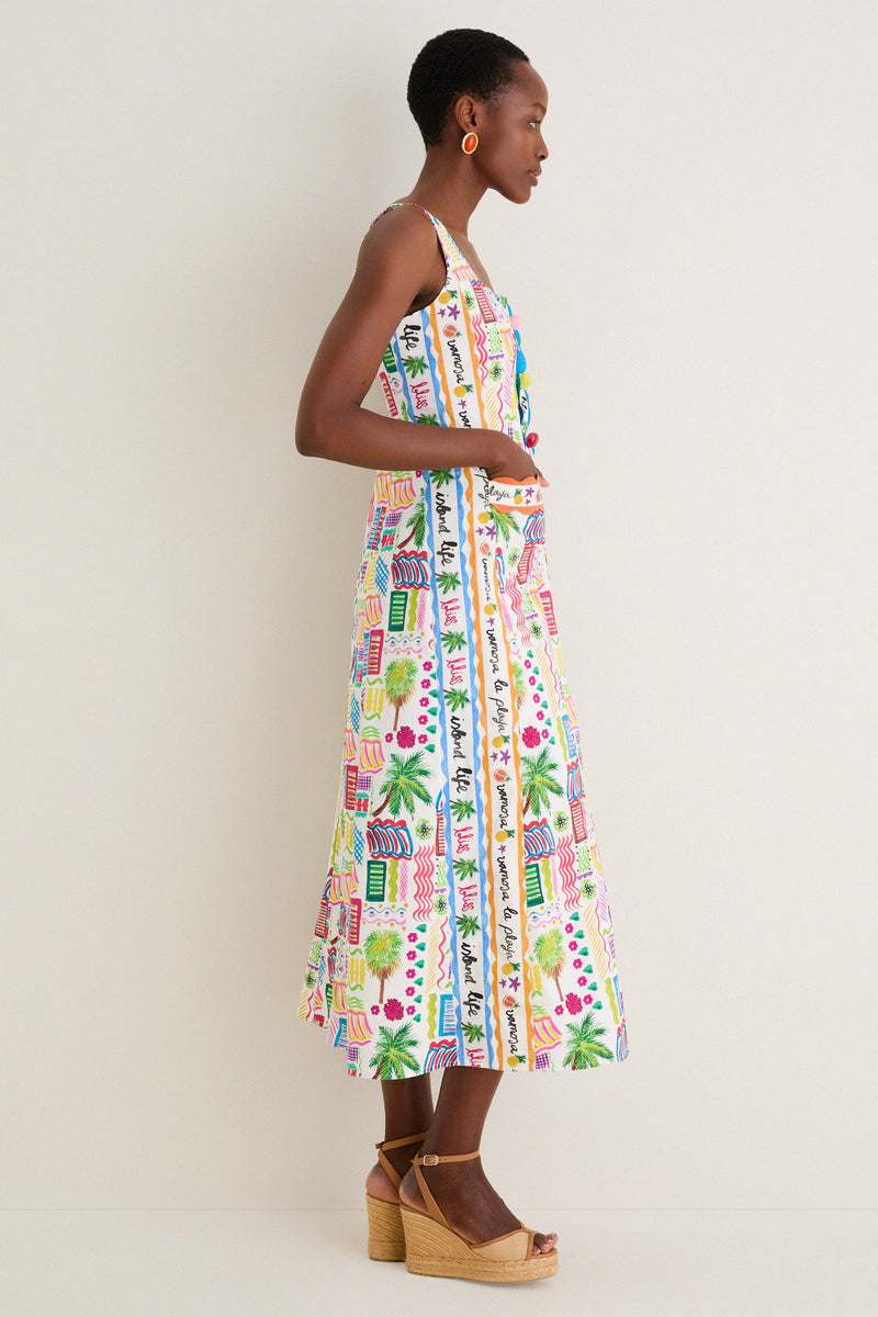 Multi Bunya Dress
