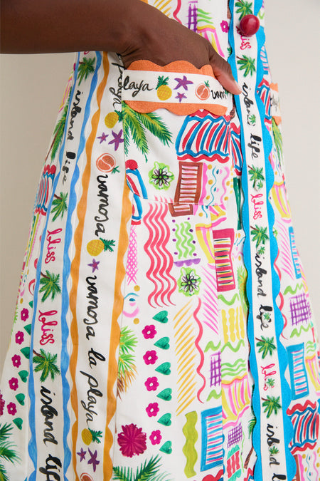Multi Bunya Dress