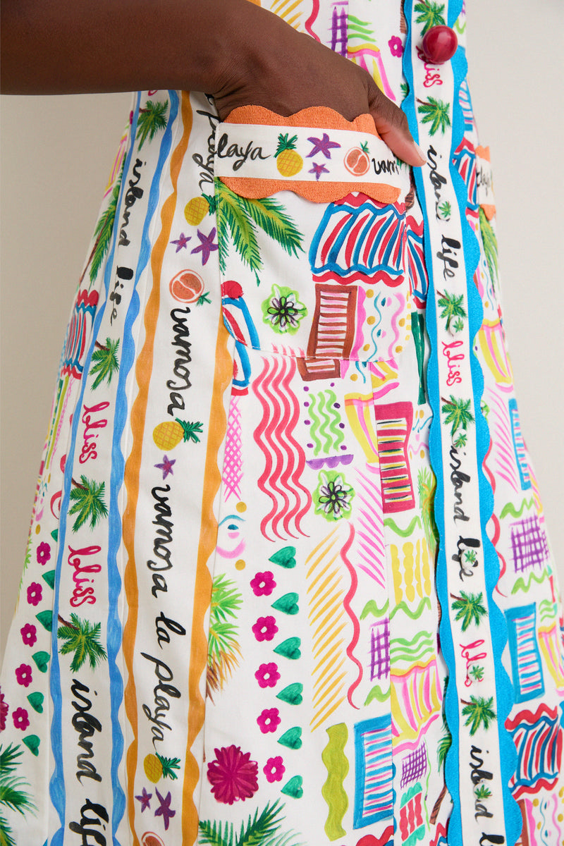 Multi Bunya Dress