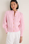 Pink Salt Cotton Colette Cardigan