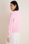 Pink Salt Cotton Colette Cardigan