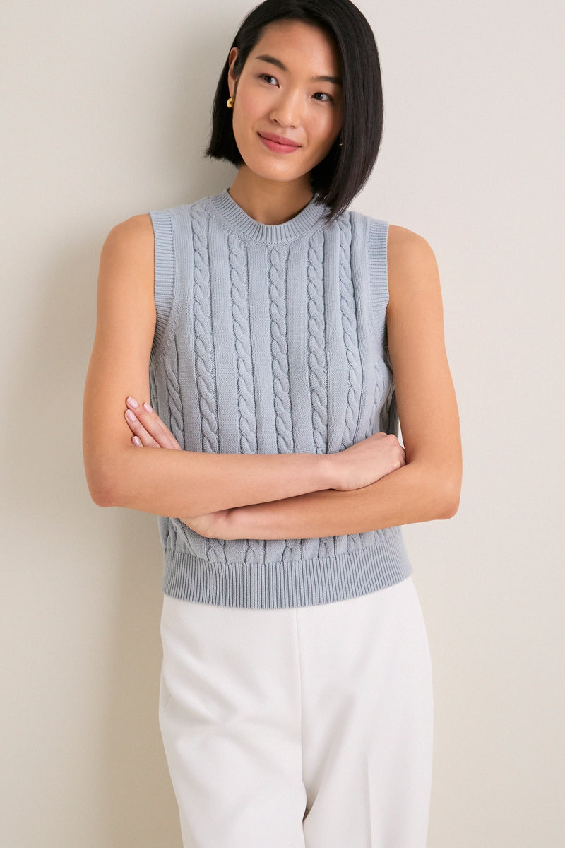 Blue Cotton Cable Dory Shell