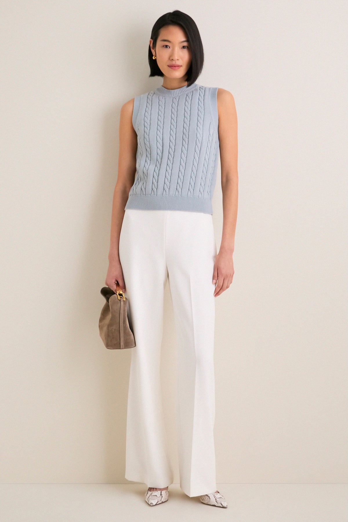 Blue Cotton Cable Dory Shell