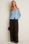 Maison Blue Off-the-Shoulder Dupree Sweater