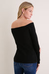 Noir Off-the-Shoulder Dupree Sweater