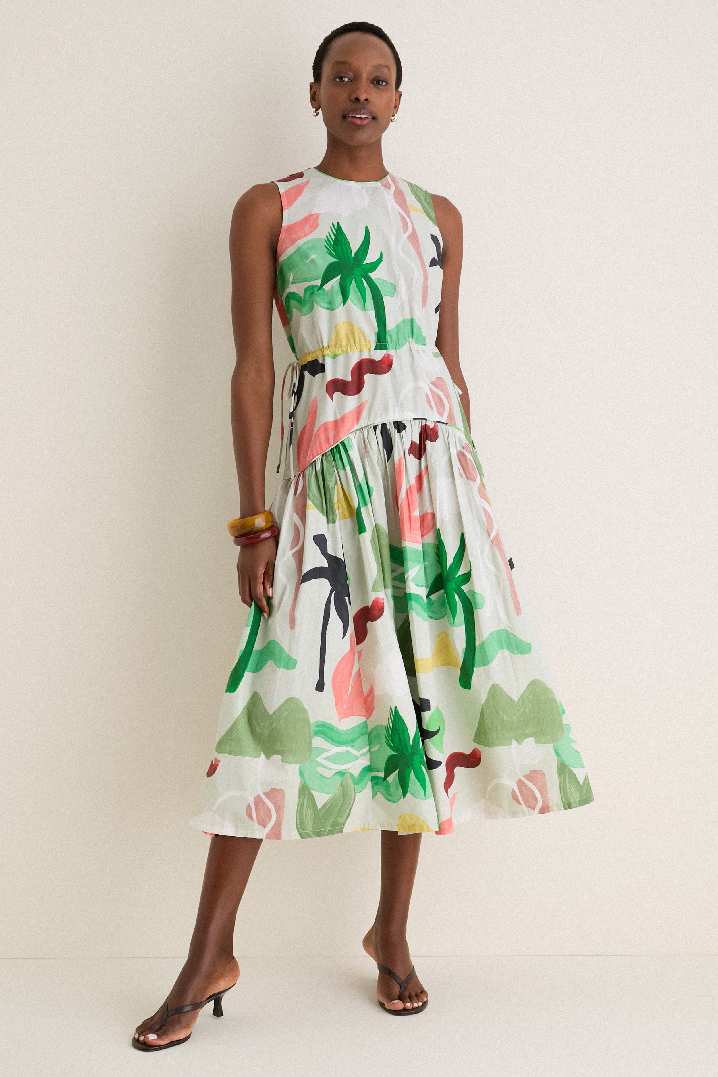 orchid green sleeveless piped maxi dress Oliphant Paradiso Petal Paradiso Petal / L COLOR:EMERALD JACQUARD Fashion 70s Dress Fashion a perfect blend of stagecoach costume