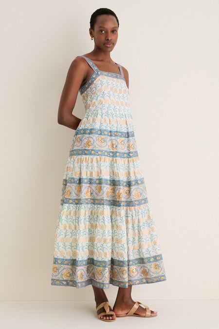 Geneva Green Strappy Maxi Dress