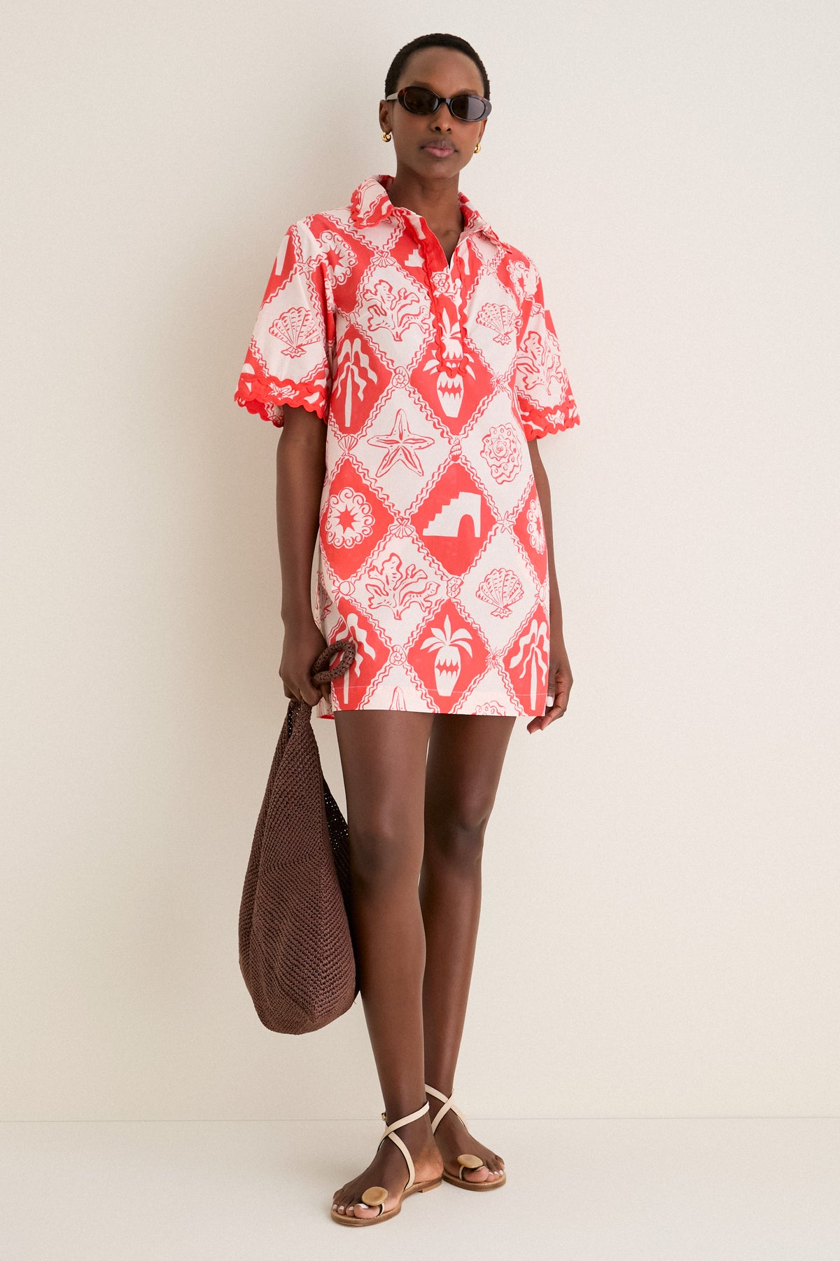oasis red animal shirt dress Womens Dresses Animal Print Dresses