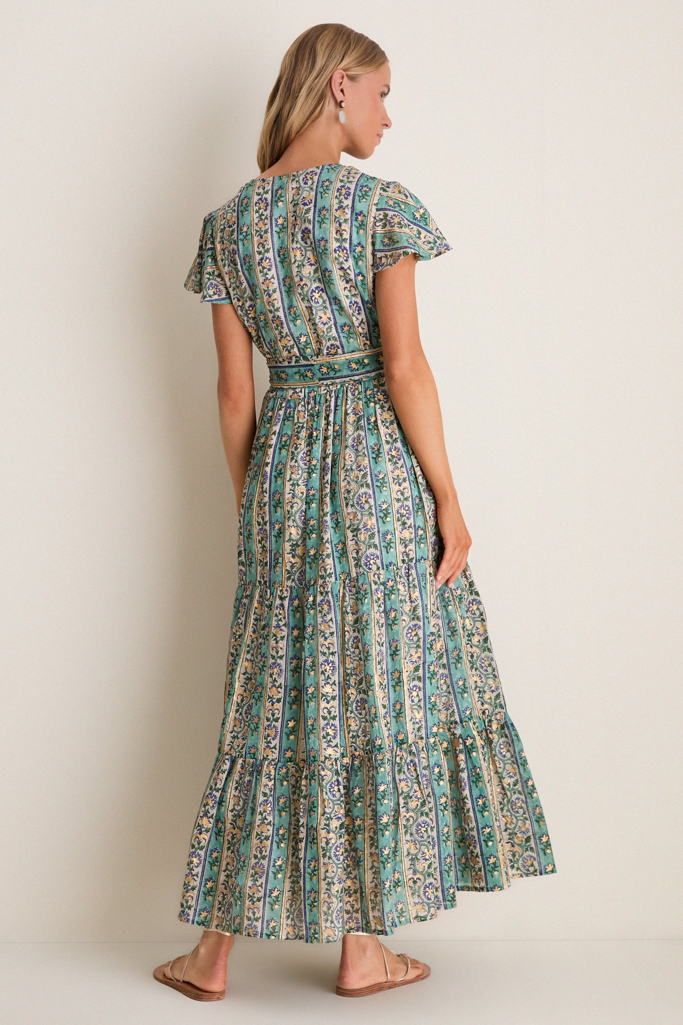 aqua long dress Taj Aqua V-Neck Maxi Dress