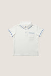 White and Navy Piping Marco Polo