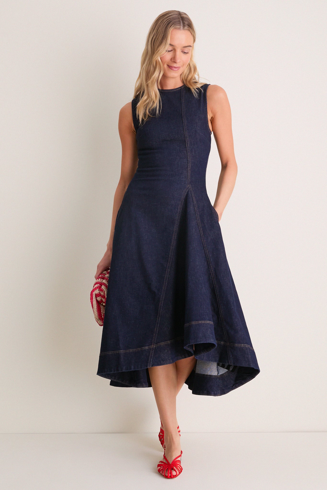 indi luxe denim dress All Indigo Everything: Here's Why You Need a Denim Dress This Spring