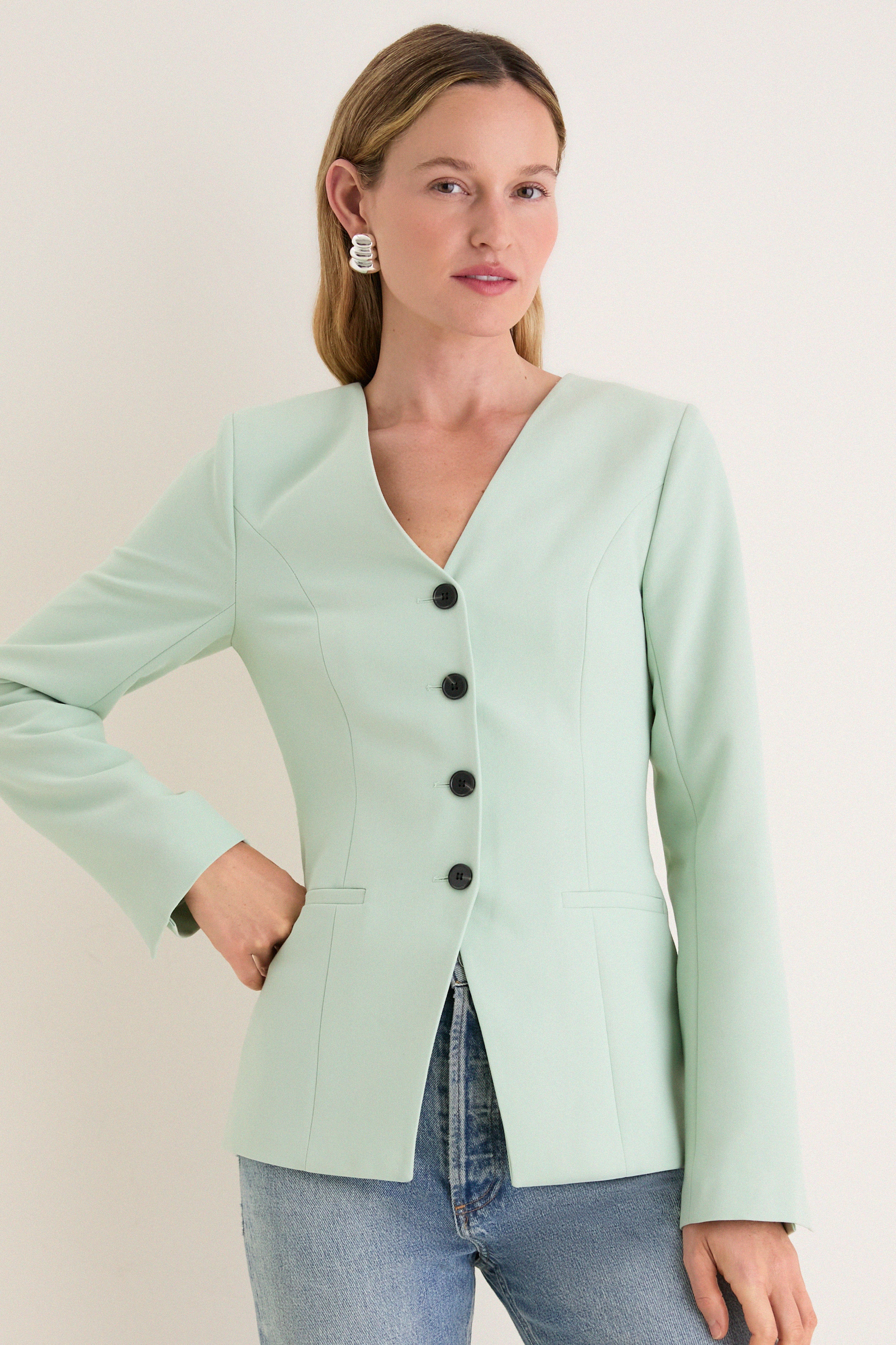 Mint Parker Blazer | ALIGNE