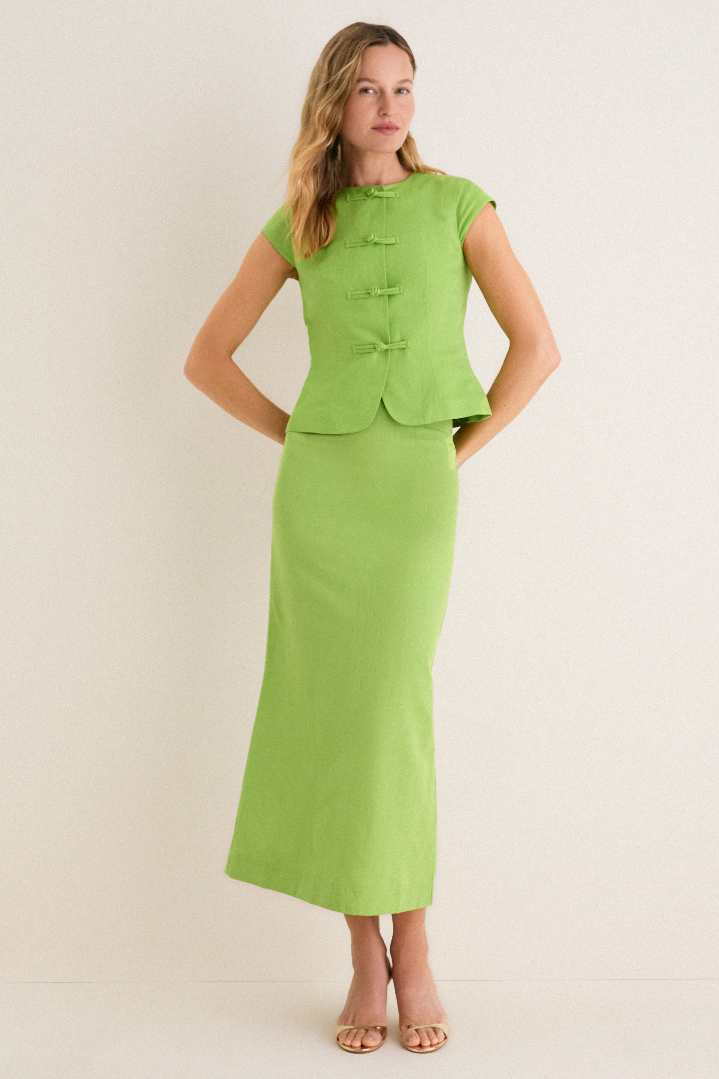 Apple Mia Linen Mix Skirt