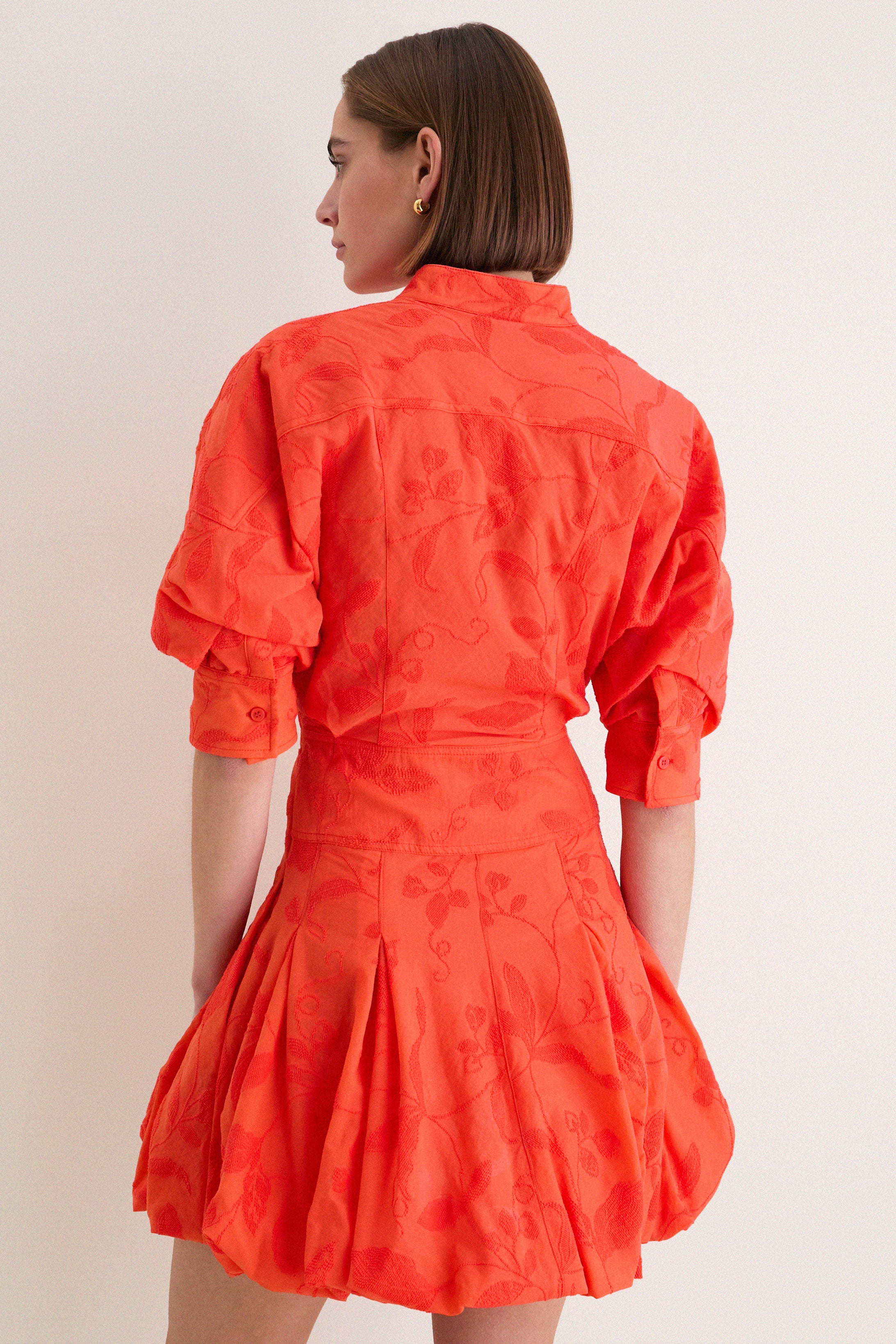 Lobster Jacquard Effie Bubble Mini Dress | SIMKHAI | Tuckernuck