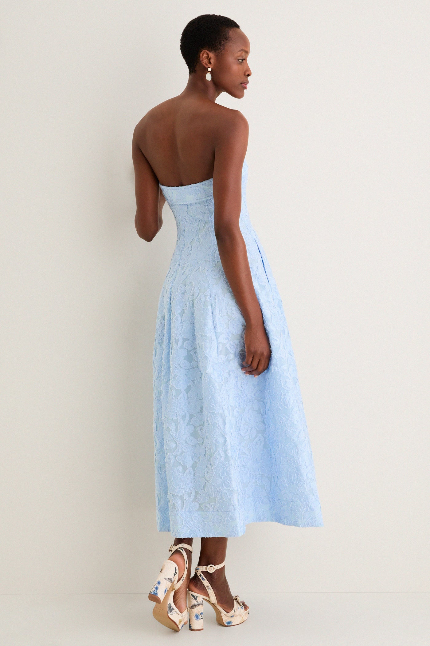 Tidepool Valeria Jacquard Midi Dress