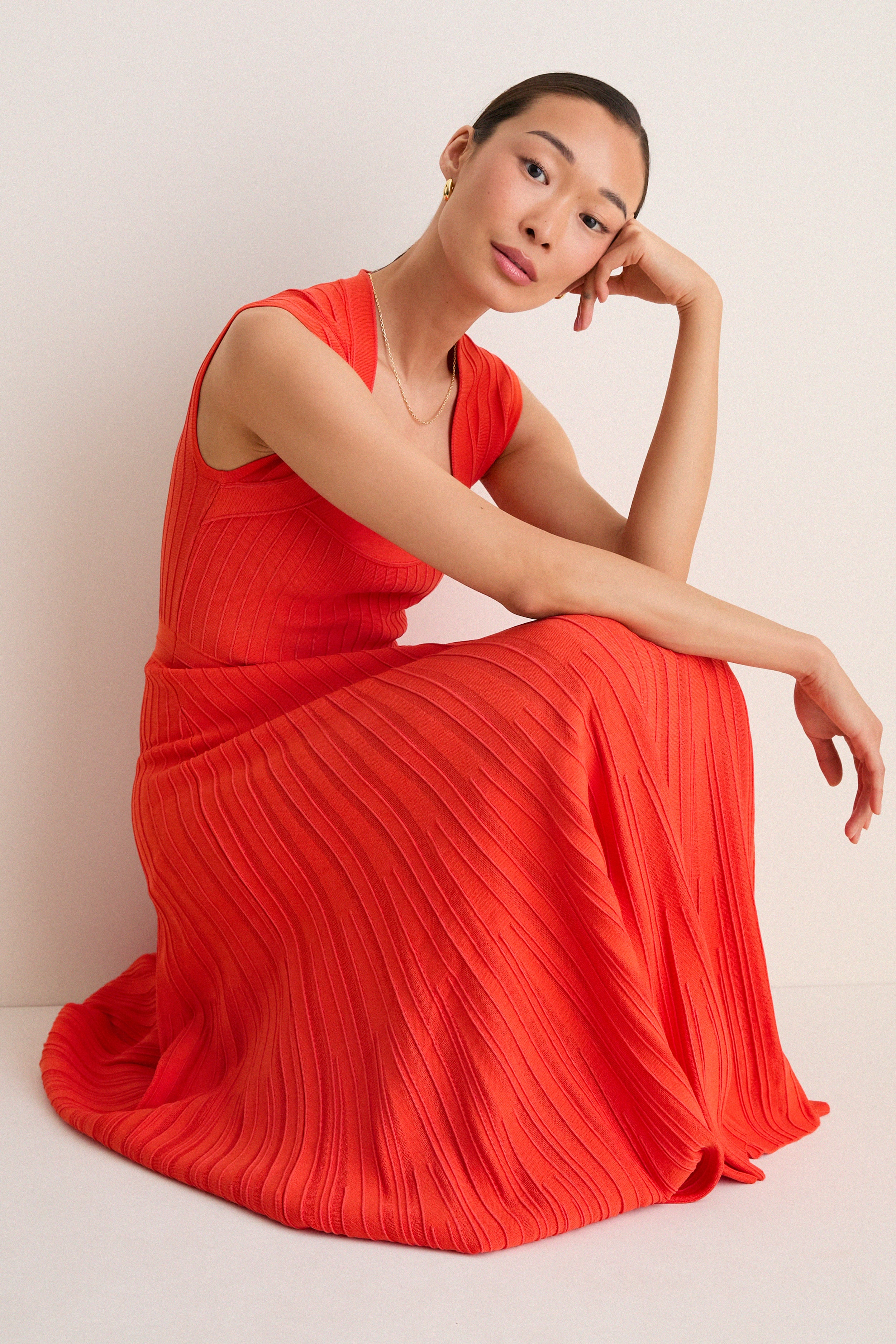 Lobster Ashland Knit Midi Dress | SIMKHAI