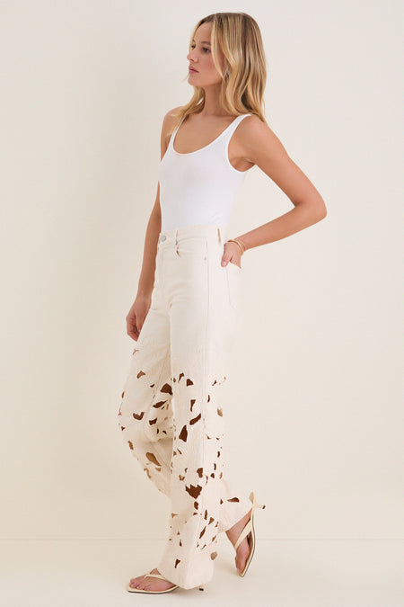 Marshmallow Betty Straight Leg Jeans