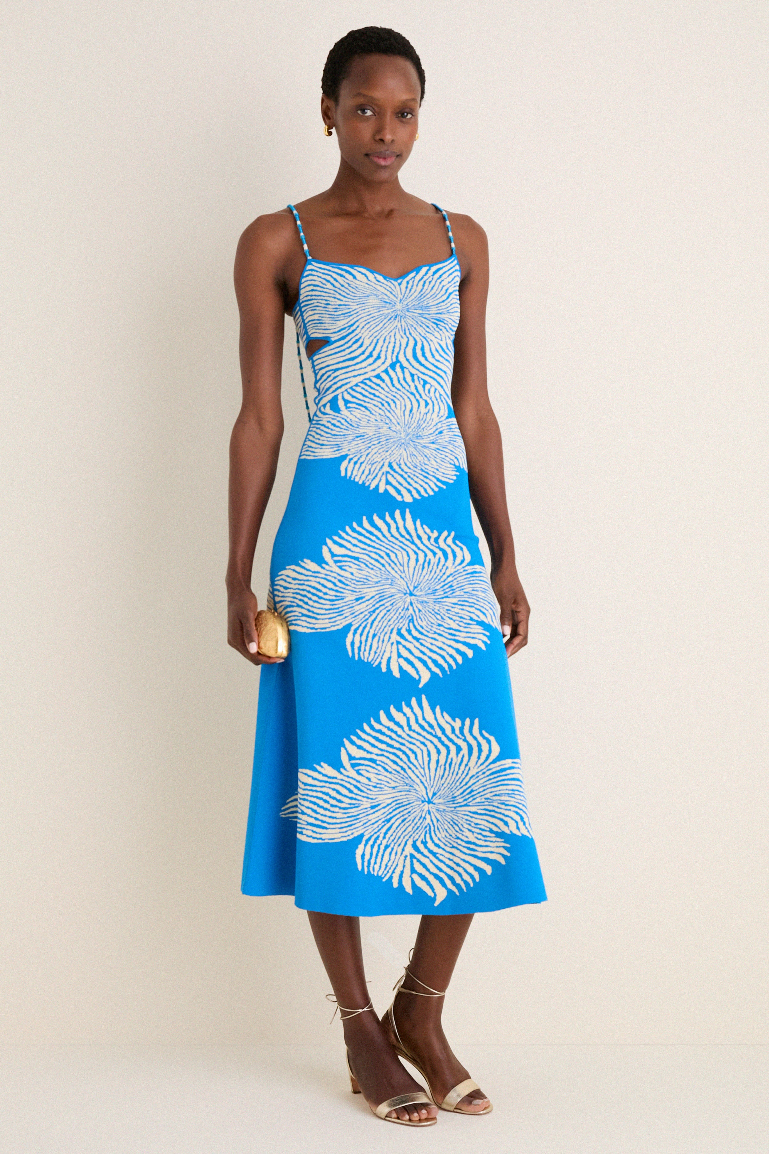 Gold Splash Metal Clutch