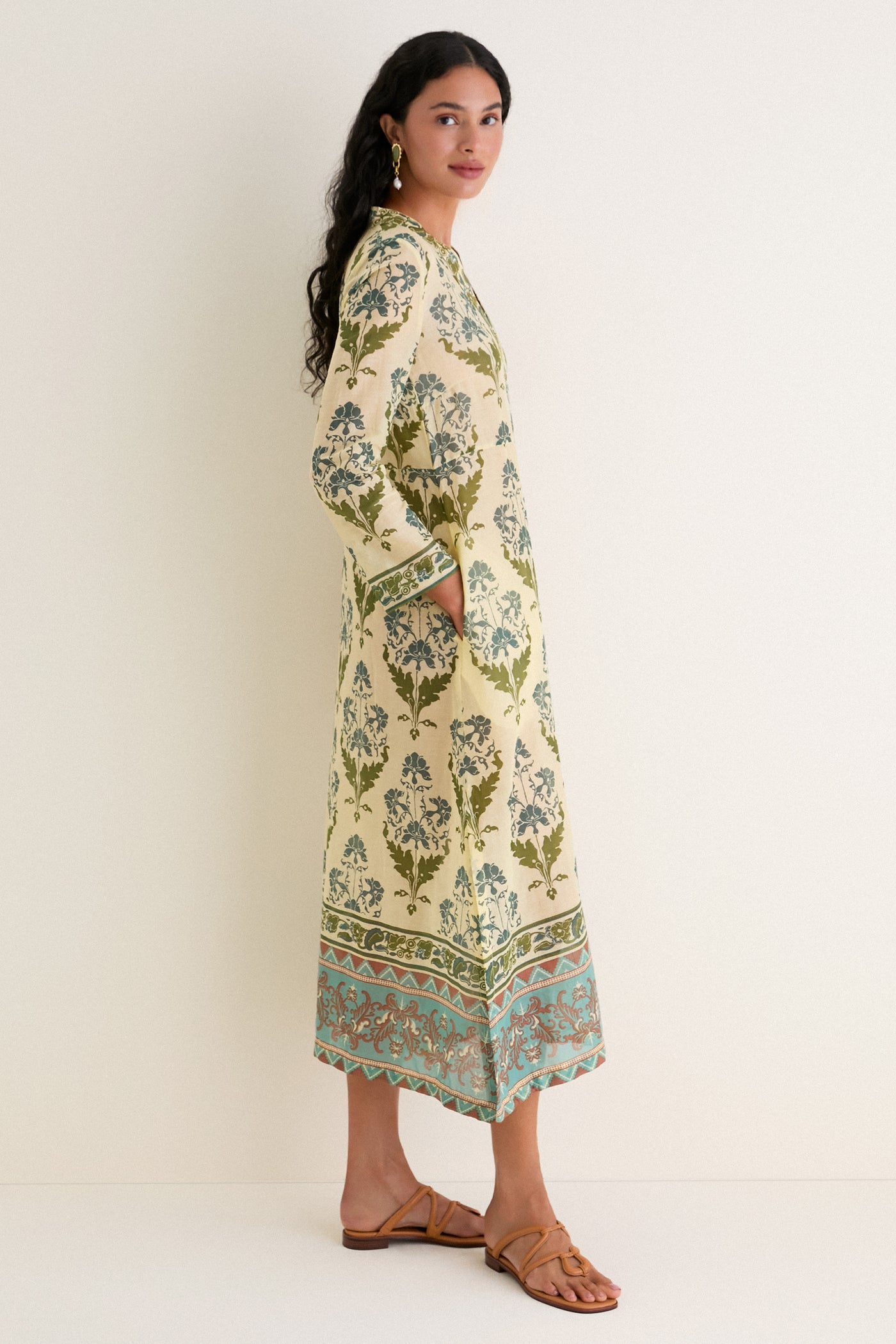Green Giada Caftan