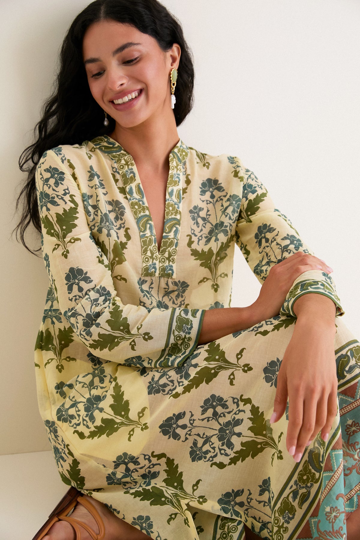 Green Giada Caftan