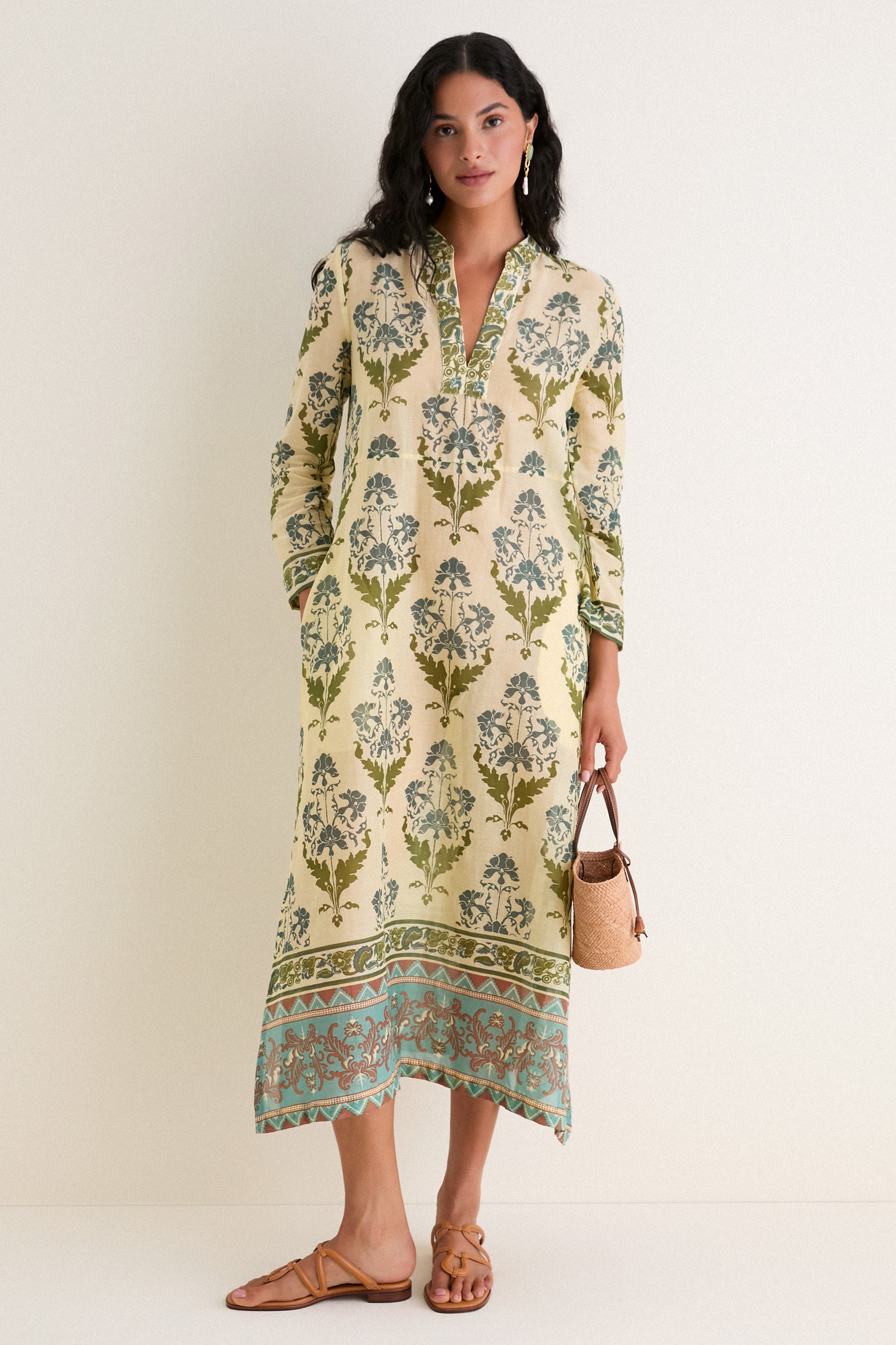 Green Giada Caftan