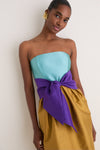 Ochre Structured Maxi Dress