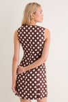 Cioccolato Dot Lydie Mini Dress