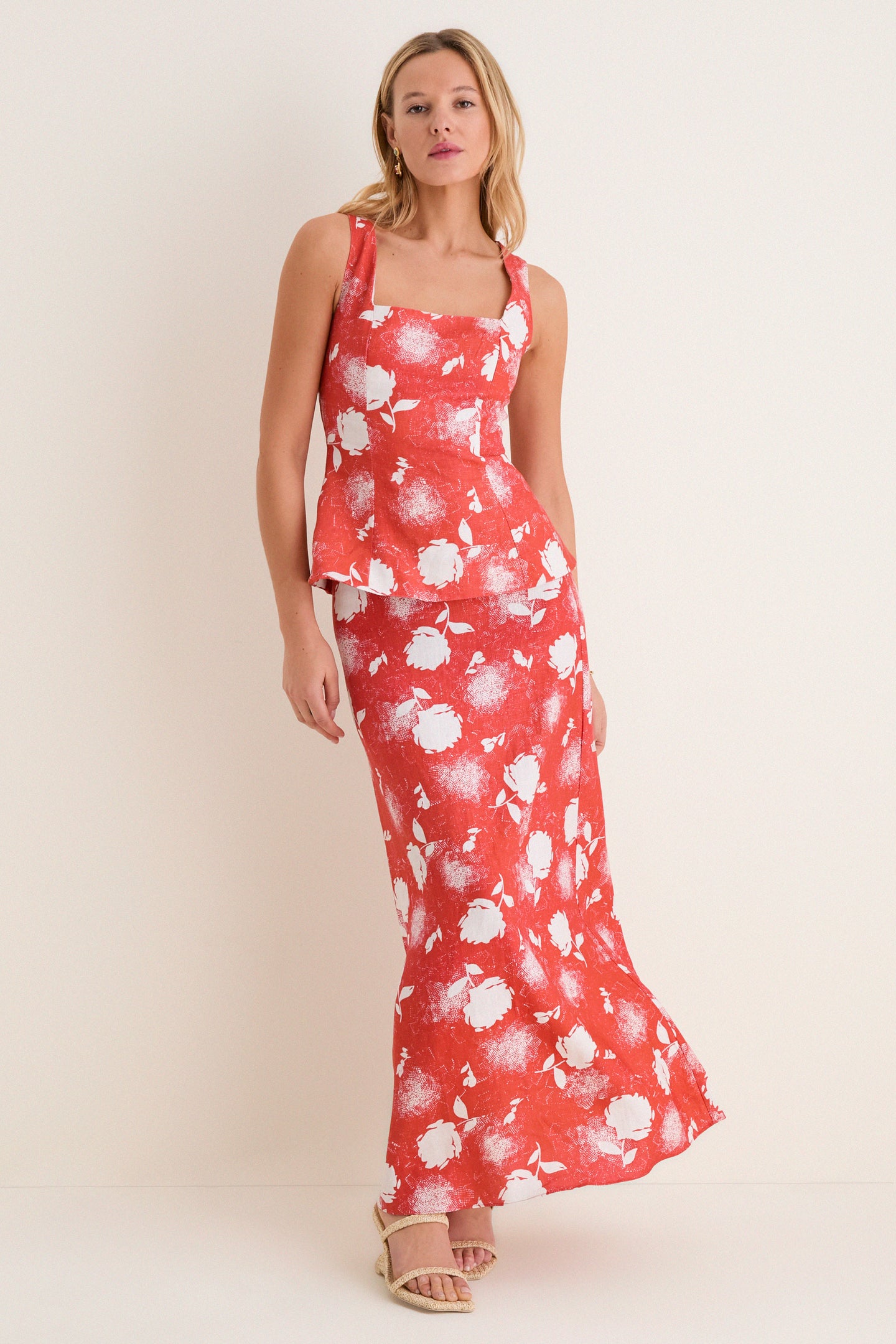 Sunrose Rosso Mina Top