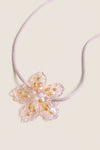 Pink Glass Betta Necklace
