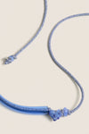 Blue Glass Patti Necklace