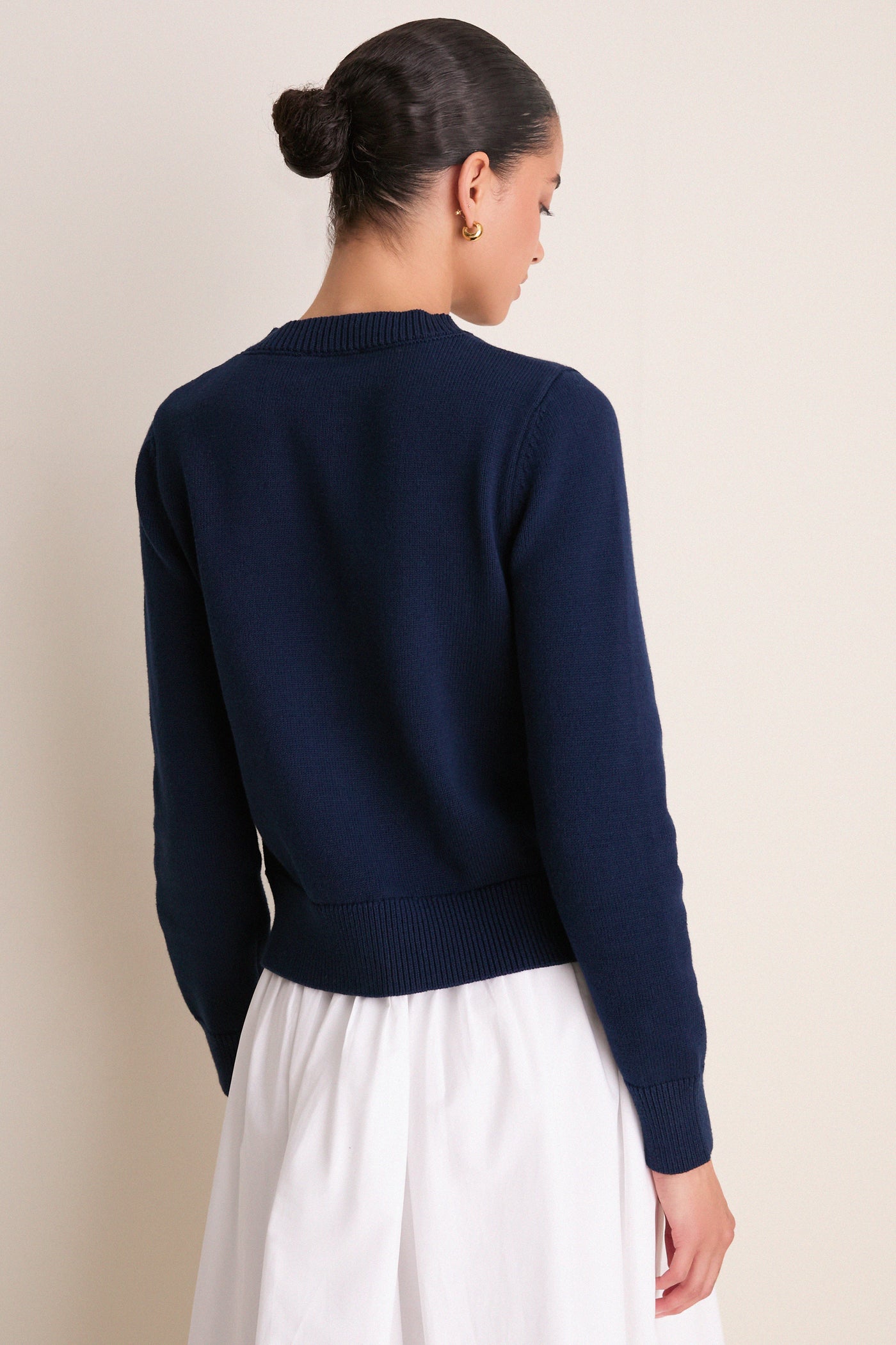 Navy Mooring Cardigan