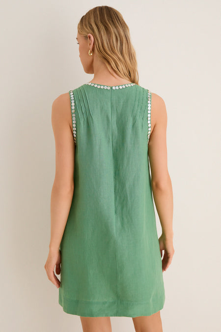 Green Leaf Eva Mini Dress
