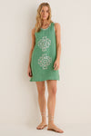 Green Leaf Eva Mini Dress