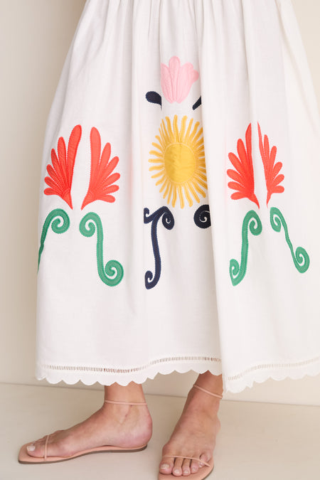 Off White Malla Maxi Dress