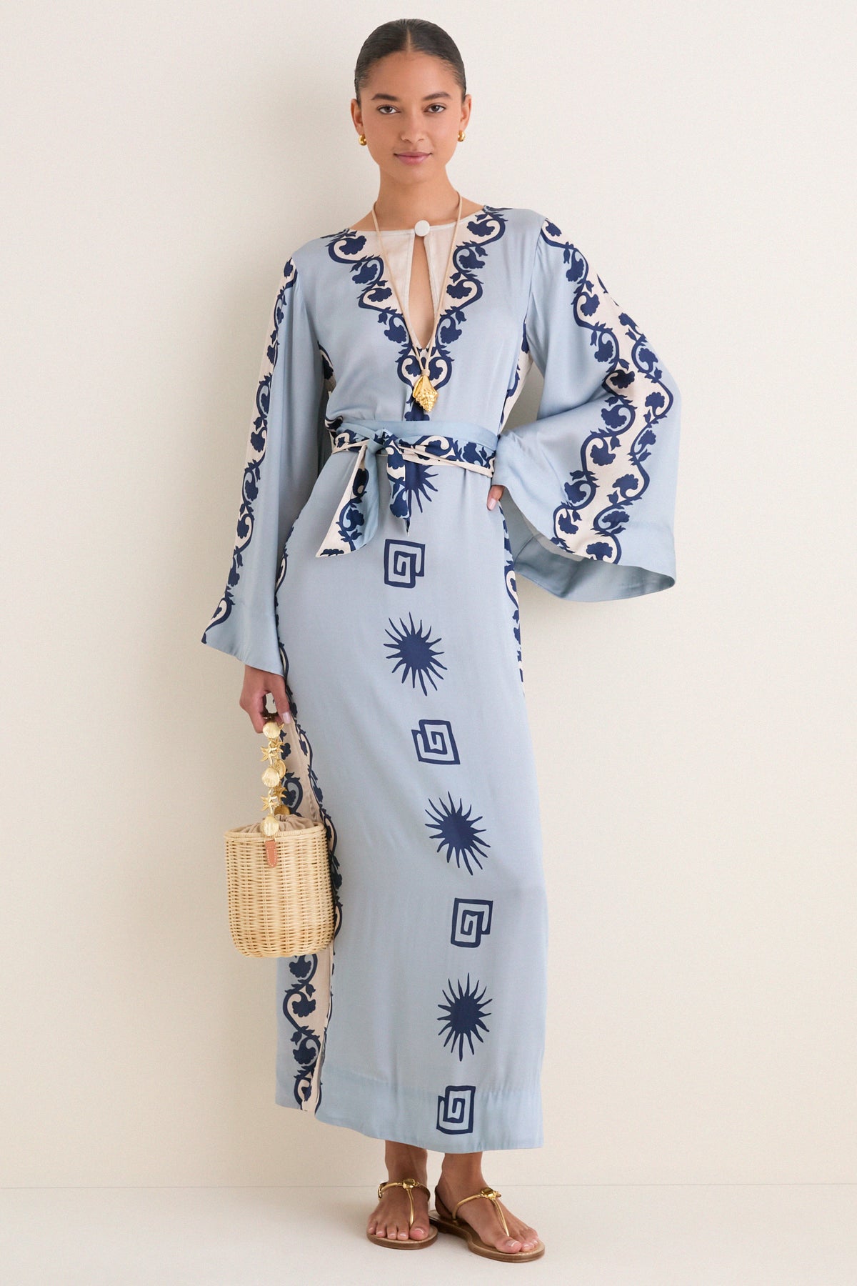 Sun Chacana Blue Lee Kaftan