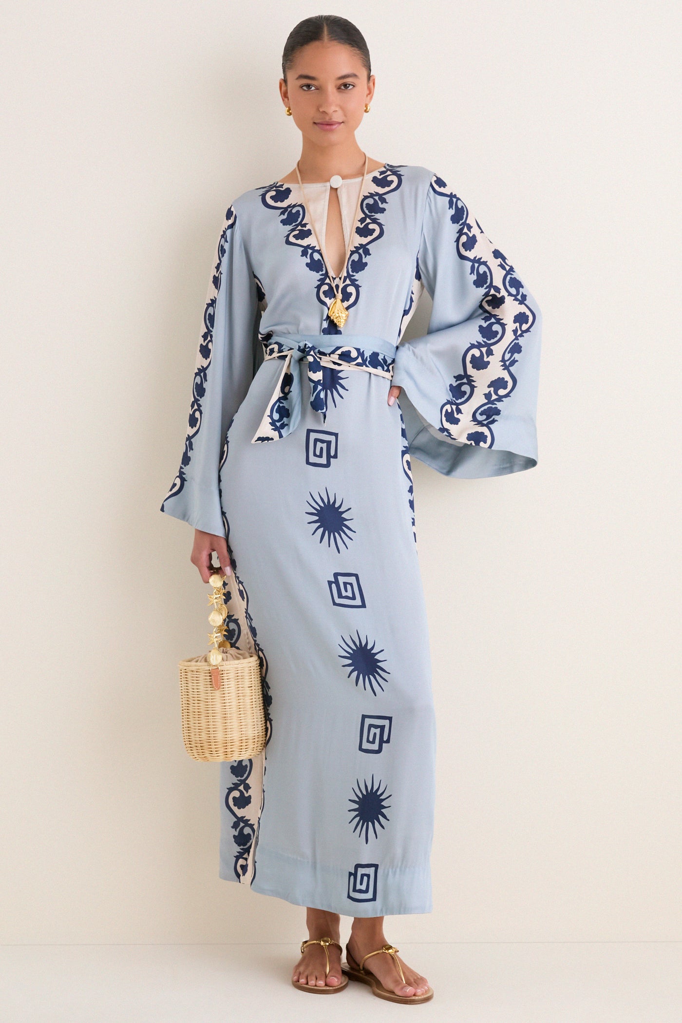 Sun Chacana Blue Lee Kaftan