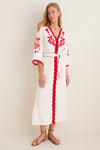 Gardenia Caliope Midi Dress