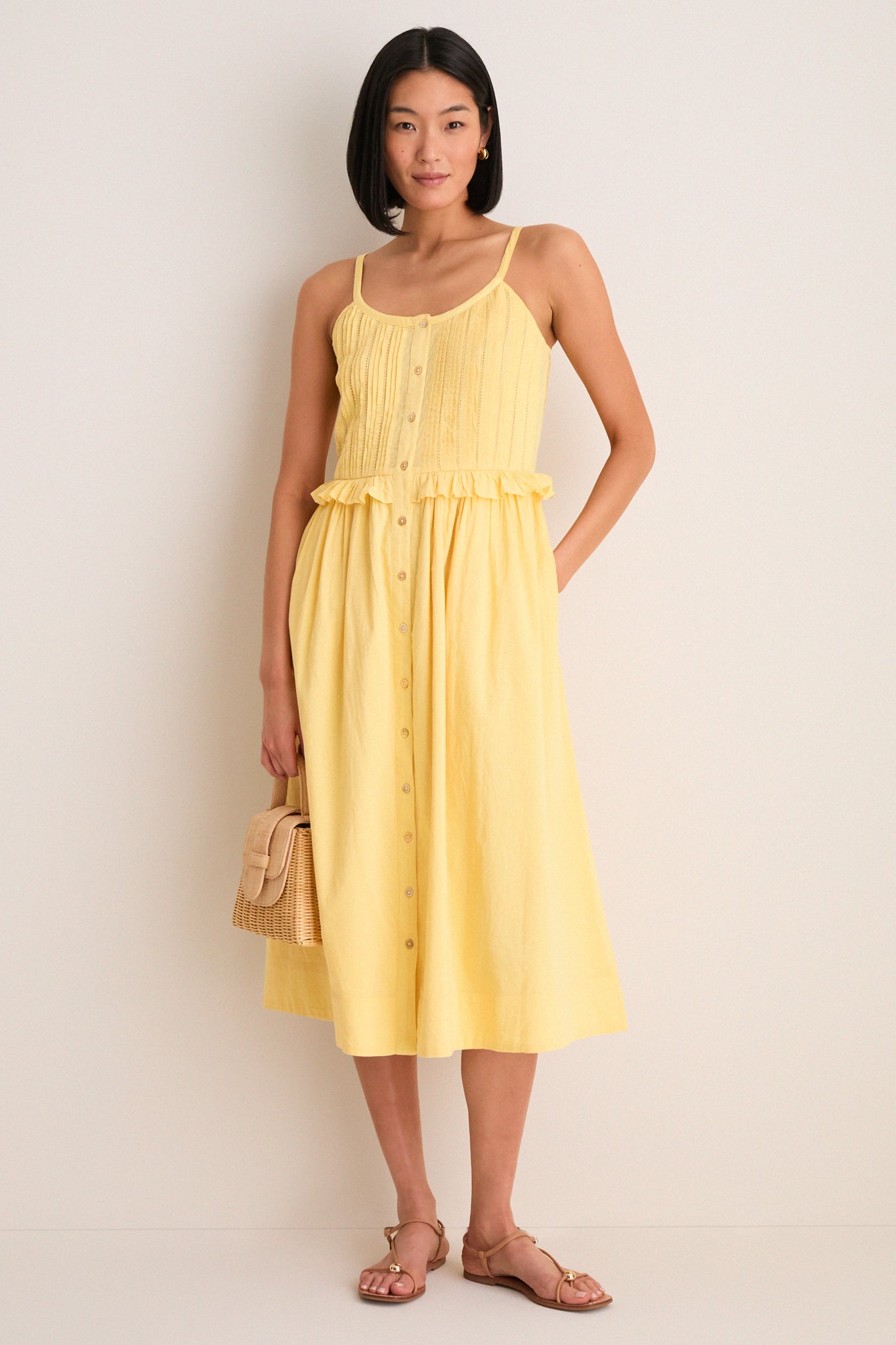 yellow tank dress Alberte Dress XL / Yellow | Women