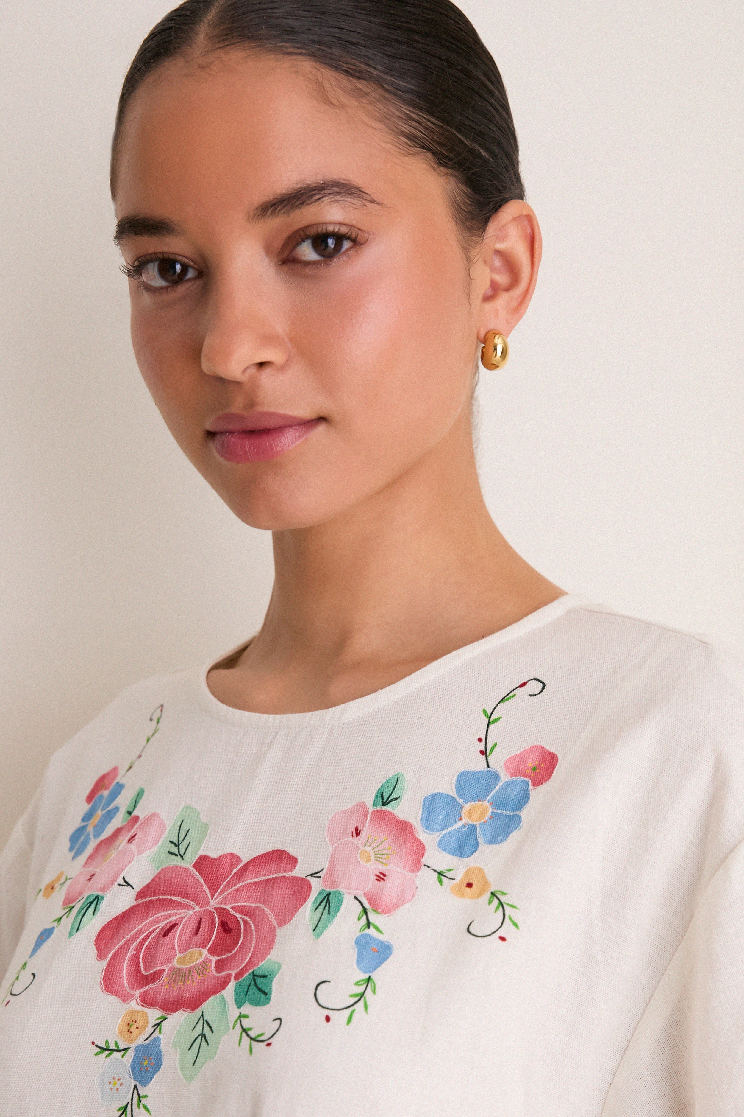 Multi Astrid Embroidery Mini Dress | Sea New York
