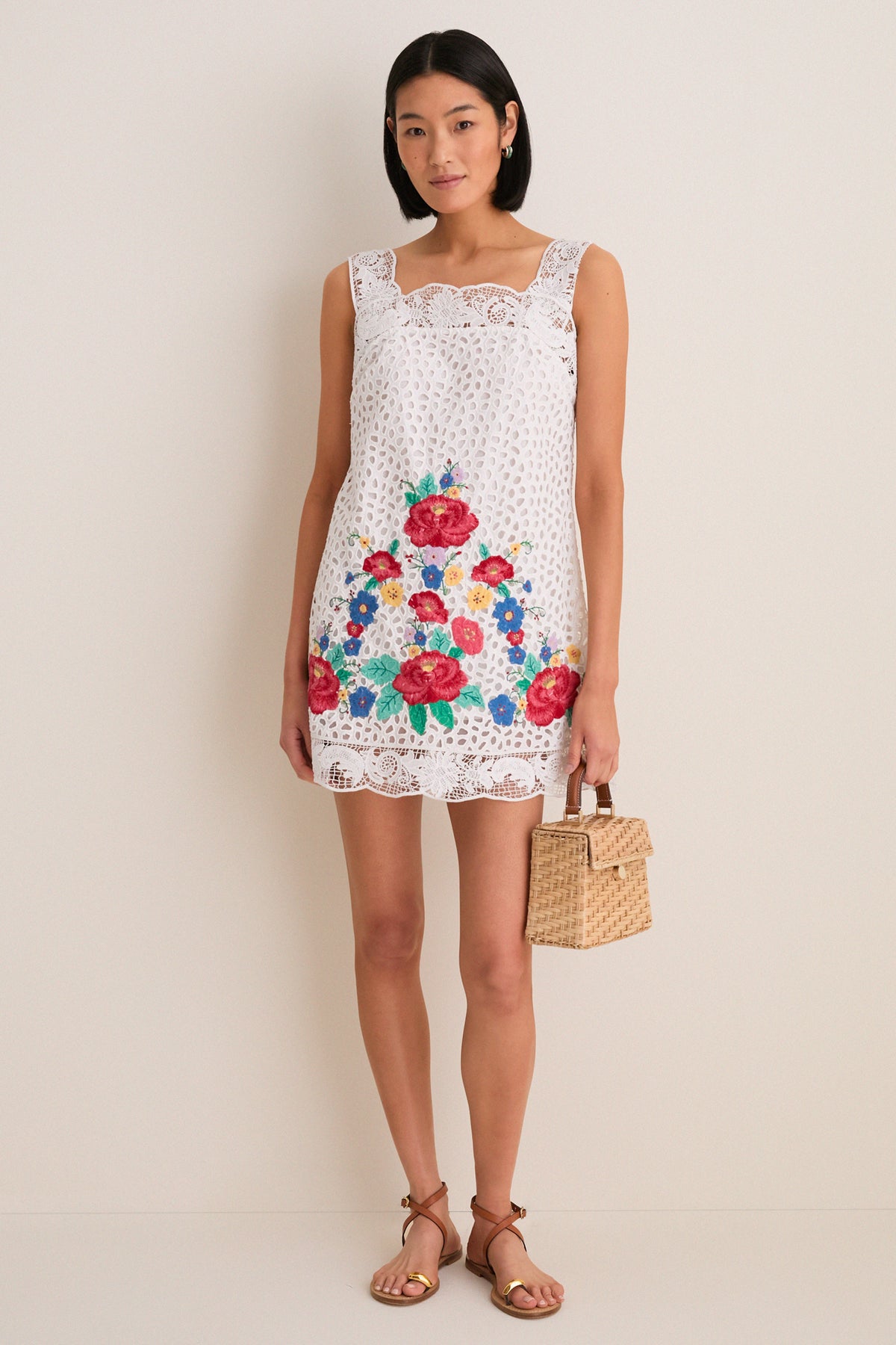 astrid silver jacquard floral mini dress Astrid Silver Jacquard Floral Mini Dress / XXL