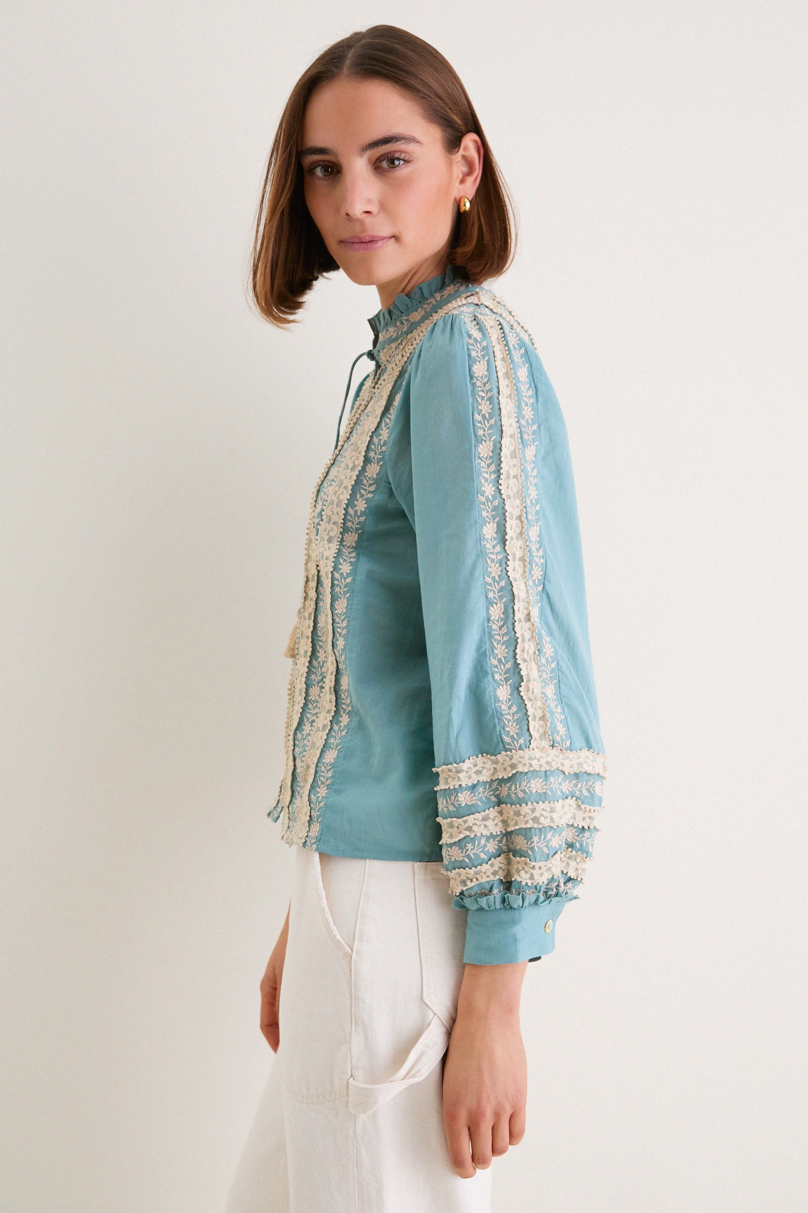 Sky Kirsten Print Long Sleeve Top