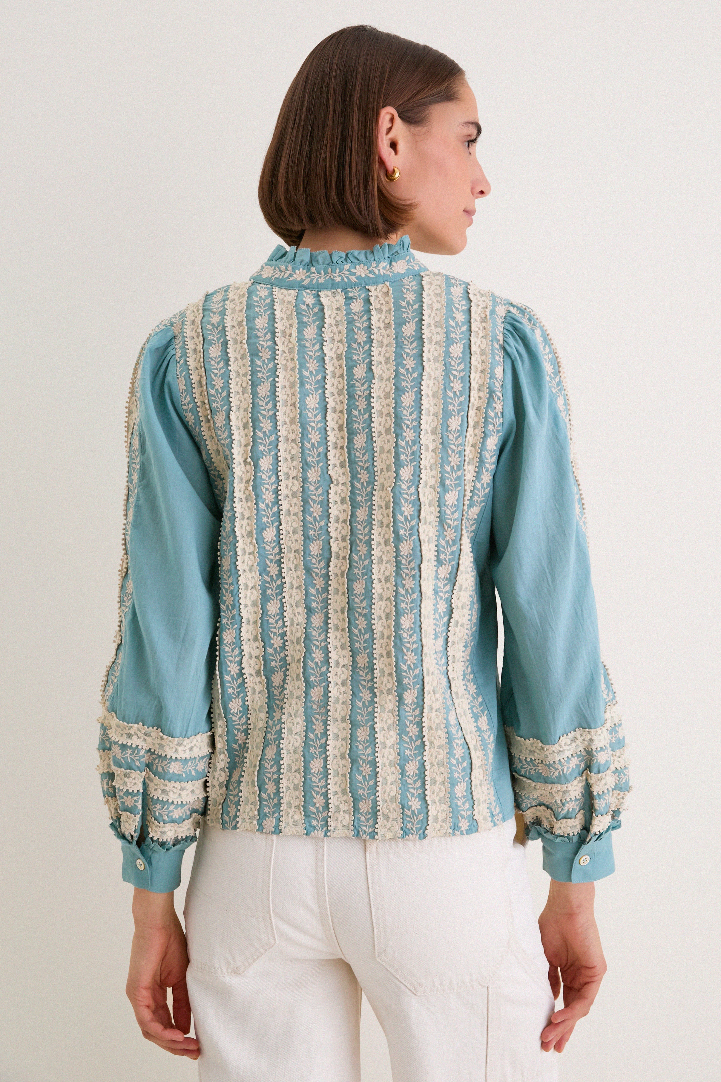 Sky Kirsten Print Long Sleeve Top