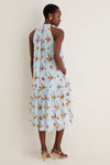 Blue Freya Print Tank Dress