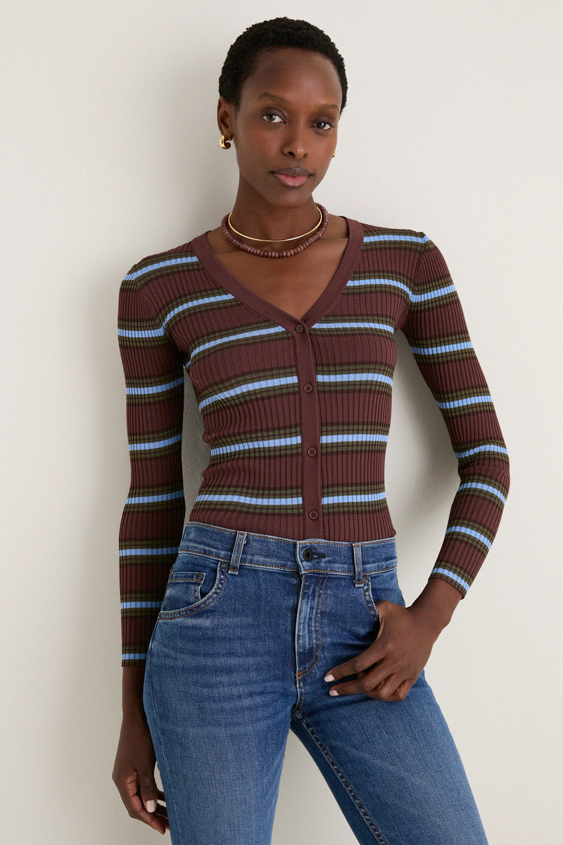 Redondo Stripe Cargo Sweater