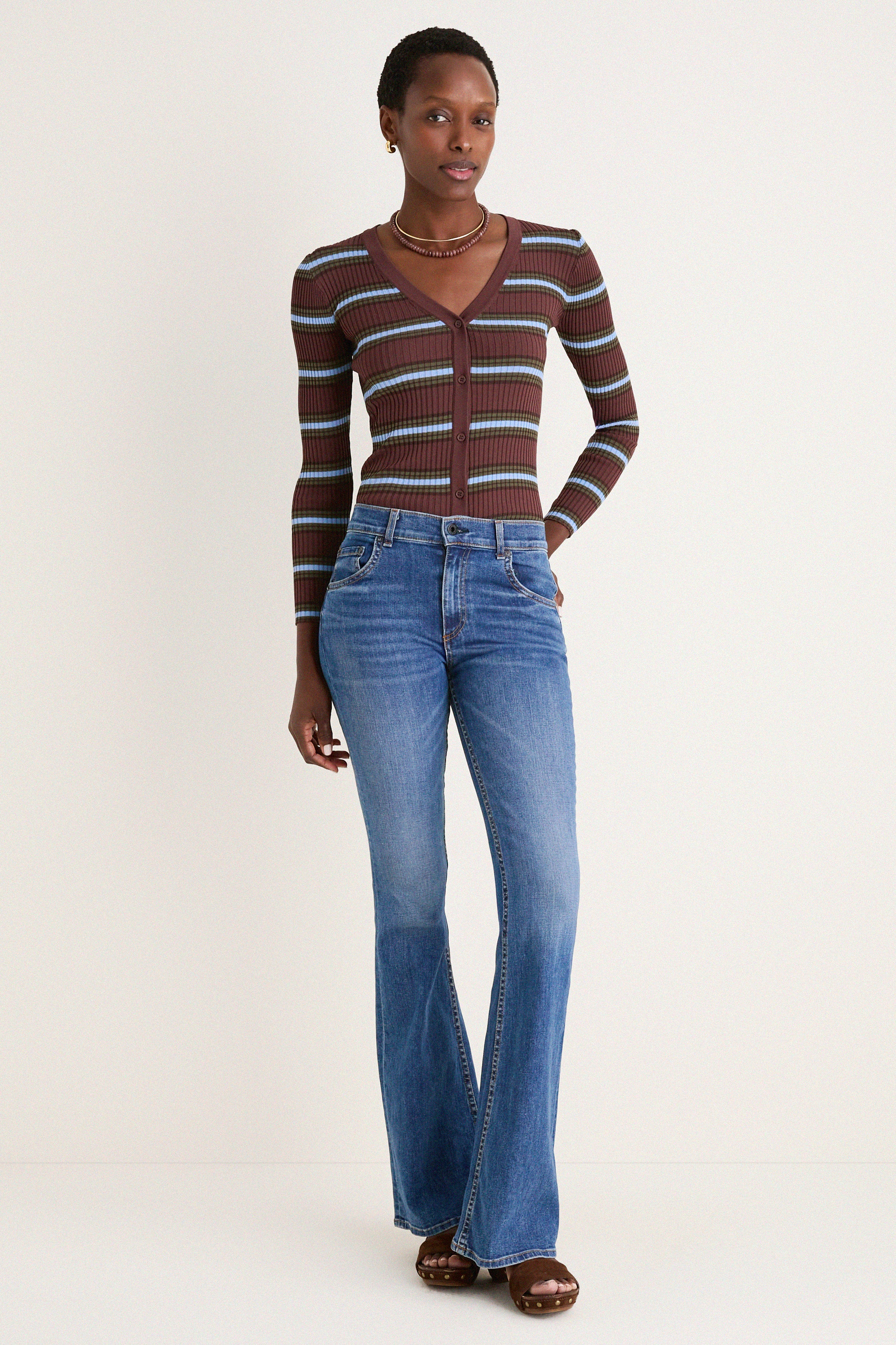 Redondo Stripe Cargo Sweater