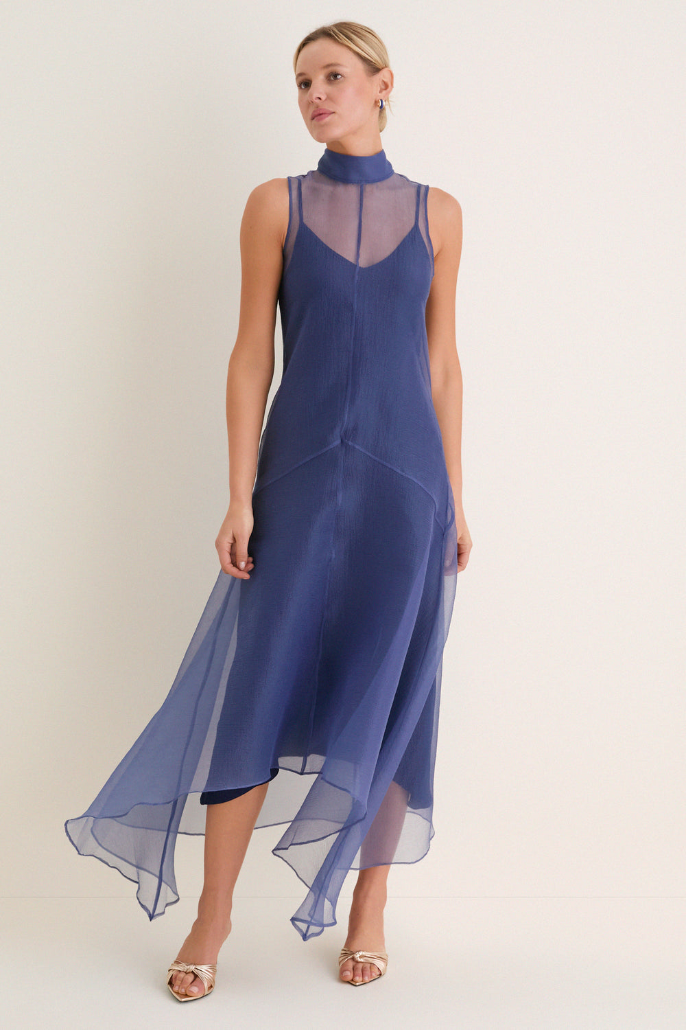 Navy Auden Dress | STAUD Navy Auden Dress | STAUD